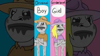 GENDERBEND CHARACTERS  ZOONOMALY #zoonomaly #viral #shorts