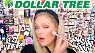 Full Face of *DOLLAR TREE* Makeup Tutorial  $1.25 Makeup YOU NEED   KELLY STRACK