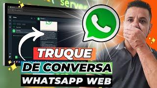 TRUQUE SECRETO Para Conversar No WHATSAPP WEB do Computador Sem Adicionar o Contato