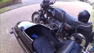 Motorcycle sidecar - riding in a BMW sidecar