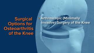 Treatments for Knee and Hip Arthritis  Brett Gilbert MD