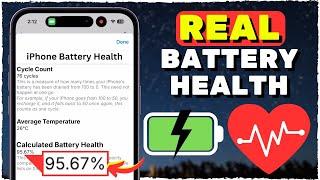 How To Check REAL Battery Health on iPhone 2 METHODS