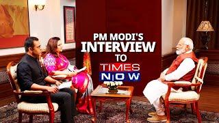 LIVE PM Modis interview to Times Now
