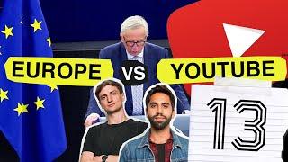 YouTube is Changing Article 13 Explained