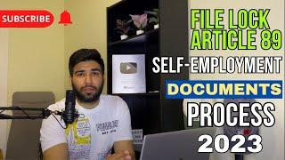 How to File lock in article 89 as self employed  Documents & Process  Portugal immigration 2023