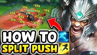 How to split push on Tryndamere and carry ANY game... NOBODY CAN STOP YOU