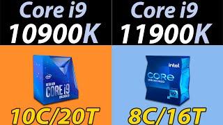 i9-10900K Vs. i9-11900K  How Much Performance Difference..??