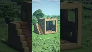 ️ Minecraft  Survival Cube Wooden House #minecraft