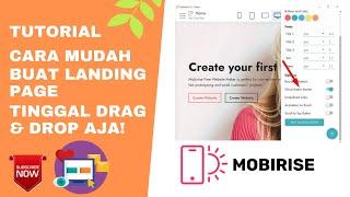 11 MENIT AJA BISA Membuat landing page menggunakan mobirise #mobirise #tutorialmobirise #landingpage