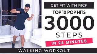 3000 Steps in 24 Minutes  Fun Walking Workout  Daily Workout at home