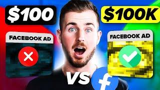 $100 vs $100000 Facebook Ad