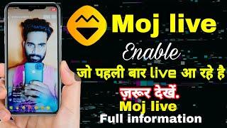 moj live  moj app par live kaise aate hain  moj live full information Vj Thakur Tech