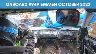 Onboard #949 Robin Blik - Unlimited Banger Racing Blue Oyster Trophy Speedway Emmen 22-10-2022