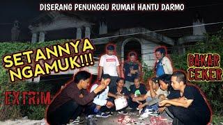 MANGGIL KUNTILANAK DI RUMAH HANTU DARMO dg Membakar Ceker PENUNGGUNYA LANGSUNG M4RAH  eror