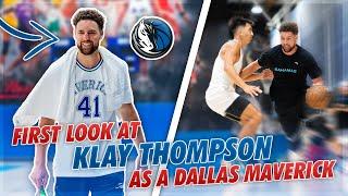 Klay Thompson Makes His Dallas Mavericks Debut
