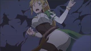 Sword Art Online - Kirito grabs Leafa HD