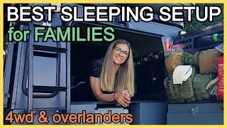 BEST 4WD SLEEPING SETUP FOR FAMILIES  Defender Overland Camper   Equipment series