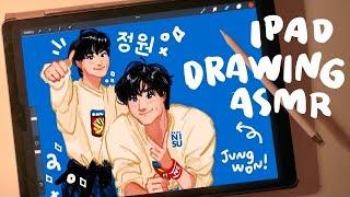 ASMR IPAD DRAWING  Jungwon from Enhypen