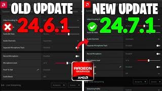 AMD Software Adrenalin Edition 24.7.1  AMD 24.7.1 New update  AMD Adrenalin 2024 Best Settings