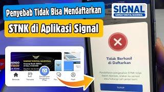 Pendaftaran Pengesahan STNK Signal Gagal