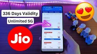 Best Jio Unlimited 5G Plan After Price Hike   Jio 2545 Plan 336 Days Validity Unlimited 5G Data 