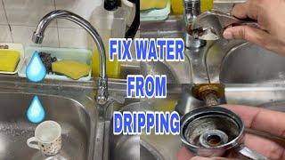 Fix water Tap  from dripping  Water Tap leaking  DIY Now  step by step