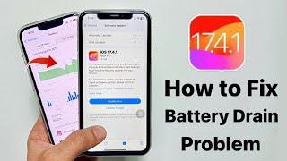 iOS 17.4.1 Battery Drain Fix - Stop Battery Drain Problem any iPhone