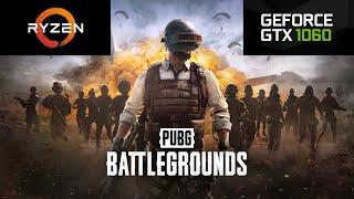 PUBG BATTLEGROUNDS GTX 1060 6GB + Ryzen 5 5600