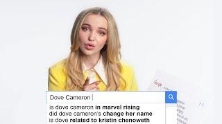 Dove Cameron Answers MORE of the Webs Most Searched Questions  WIRED