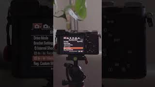 1st TAB - #settings you need to know #photography #sony  
