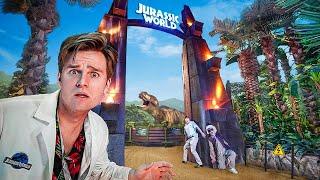 SNEAKING Into REAL JURASSIC PARK 24 HOUR CHALLENGE