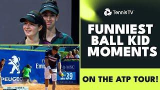 Funniest Tennis Ball Kid Moments 