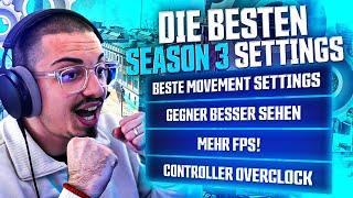 Die *BESTEN* SETTINGS für REBIRTH ISLAND ️ Movement FPS Controller Settings etc.