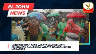 Menparekraf Ajak Wisatawan Nikmati Keindahan Alam Desa Wisata Balleangin di Makassar