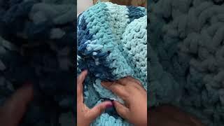 How to Crochet A Blanket #short