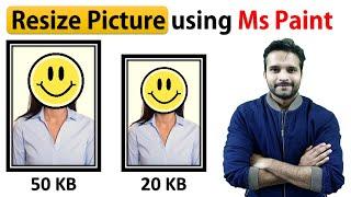 How to Resize Picture using Ms Paint?