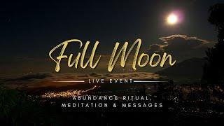 Livestream Full Moon Event TONIGHT - Full Moon Ritual Meditation & Readings