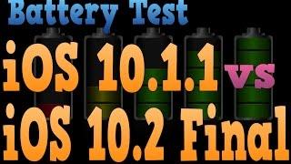 Battery Performance Test  iOS 10.1.1 vs iOS 10.2 14C92