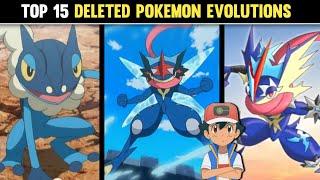 Top 15 Deleted Pokemon Evolutions  Top 15 Cancelled Pokemon Evolution  Hindi 