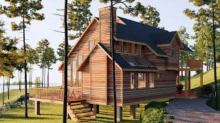 This Wooden Cabin is Absolutely Stunning... Small House Ideas