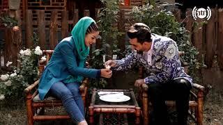 game of cracking with Ajmal Haqiqi and Mastora Akbari  تخم جنگی مستوره اکبری با اجمل حقیقی