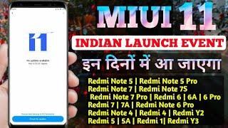 MIUI 11 - First Update Release Date India  MIUI India Launch Date Info  MIUI 11 Update Features