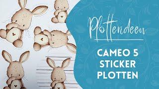 Silhouette Cameo 5 Sticker plotten