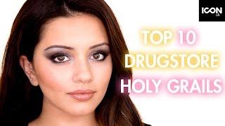 Top 10 Affordable DRUGSTORE Makeup  Kaushal Beauty Roxxsaurus Leyla Rose Zoe London Best Bits
