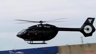 Helicóptero Do Neymar Airbus BK 117 D-2 H145  Pouso e Decolagem