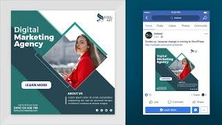 How to Create Professional Facebook Post Photoshop Tutorial   Vidu Art