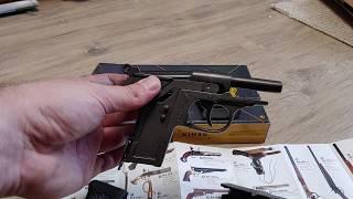 Макет Пистолета Walther PPK PP Waffen-SS 1929 год Германия Denix 1277. Обзор как разобрать.