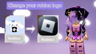 HOW TO CHANGE YOUR ROBLOX LOGO 