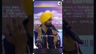 Satinder Sartaaj talking about Gurmukhi Da Beta song. #punjabimania #shorts #short