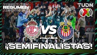 Resumen  Toluca vs Chivas  CL2024 - Liga Mx 4tos  TUDN